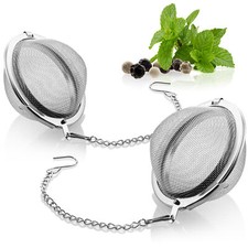 2x Teesieb aus rostfreiem