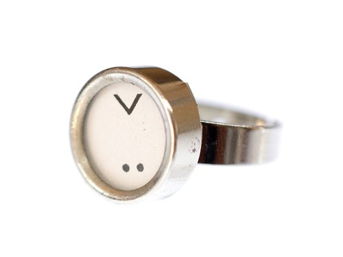 Ring smiley miniblings - smiley,