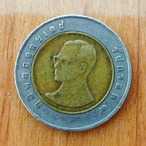 Thailand baht metall - 10, bi-metall