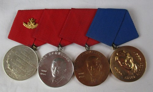 4er spange ddr medaille ernst - ddr,