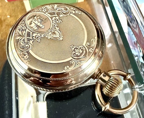 American watch 18k gold - american,