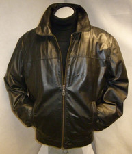 Klassische Herren Lederjacke "GIPSY by Mauritius" schwarz XL gepflegt