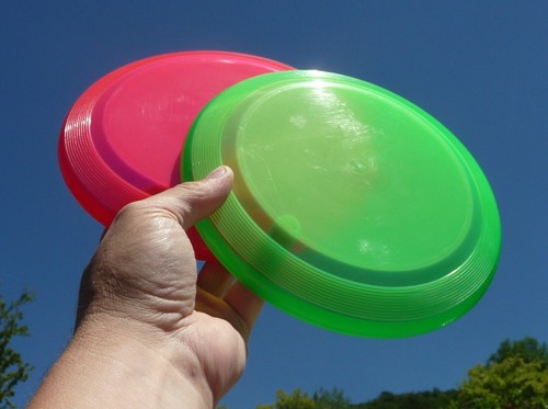 Stück frisbee scheibe - 2-stÜck, neon