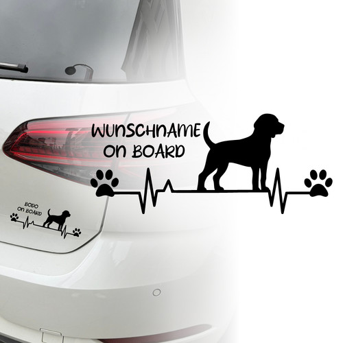 Auto aufkleber beagle hund - auto, |
