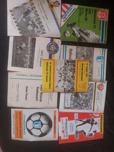 Fussball programm hefte - programm,