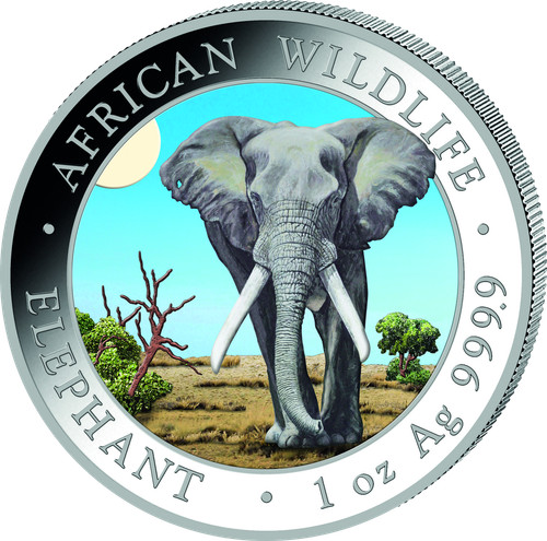 Unze silber somalia elefant - somalia,
