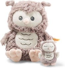Steiff Kuscheltier Ollie Eule Spieluhr, Süßes Stofftier, Jungen, Mädchen & Babys