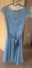 Cocktailkleid hellblau Gr. 34