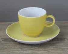 Thomas Sunny Day pastell GELB soft yellow Espressotasse + Untertasse Untere TOP