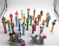 PEZ Spender Set  28 verschiedene Figuren Dispenser Sammelfigur wie abgebildet 