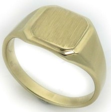 Neu Herren Ring echt Gold 333