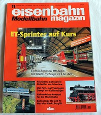 eisenbahn Modellbahn magazin - 11/2001 (Bahnsteige H0 und N-Spur)