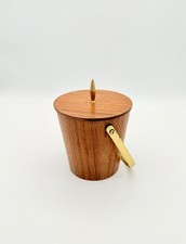 Kleiner Vintage Teak Eiskübel Vintage Barzubehör Retro MCM Eiseimer 50er