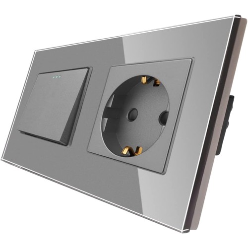 Schuko steckdose mit - schuko,