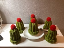 Set 6x Eierwärmer  Mütze