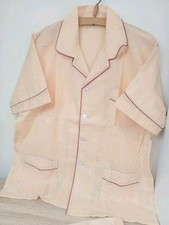 Herren Nachtwäsche Schlafanzug 2tlg Kurzarm Sommer Shorts 42 DDR