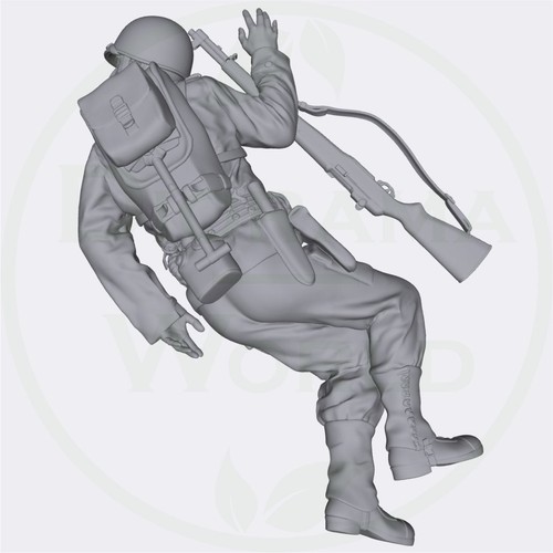 Soldat gefallen ww2 3d - gefallen,