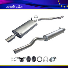 Auspuffanlage Audi 80 8C, B4 2.0 (1991-1996) Schalldämpfer + Montagesatz