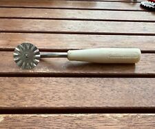 Teigschneider Vintage Dr.Oetker Teigrad für Ravioli Maultaschen Metall 15cm lang