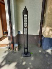 2 CD-Ständer schwarz Metall ca. 1,60m hoch