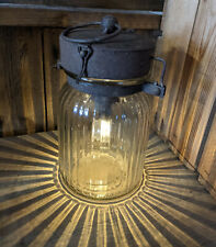 LED LATERNE WINDLICHT GLAS ANTIK VINTAGE SHABBY COTTAGE STIL NEU 