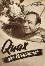 Filmprogramm "QUAX, DER BRUCHPILOT" (IFB) 1941 Heinz Rühmann, Karin Himbold