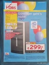 alte Werbung für Sammler / PC-Bereich "VOBIS" 2004 - Neueröffnung  Düsseldorf -5