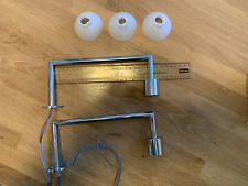 2Badezimmerschrank/spiegel-Lampen, Glasschirm, aus Edelstahl, Ersatzschirmchen