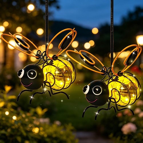 Hängende bienen solarlichter - hängende, bienen-solarlichter