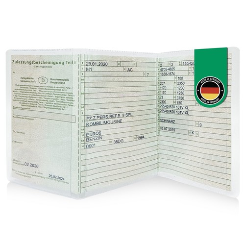 Fahrzeugscheinhülle - , –