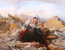 Französische öl gemälde