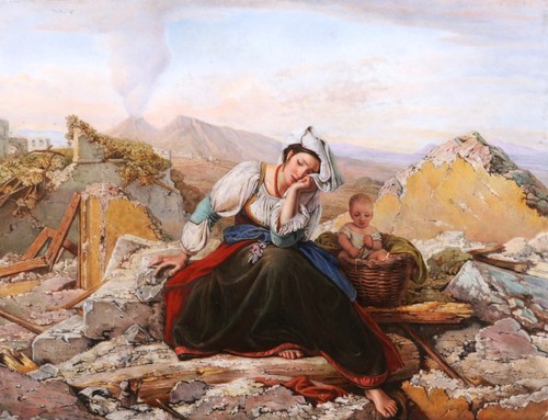 Französische öl gemälde