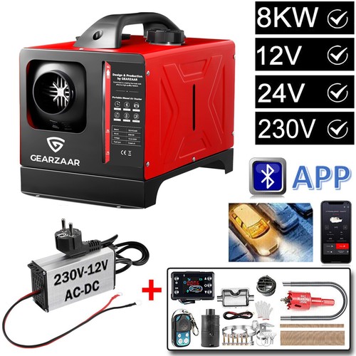 8kw 12v 24v 230v standheizung - 24v,