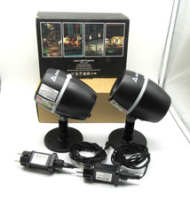 2 Stück animierte Laser Projektor Bühnenlicht Sternenhimmel Laser Licht rot/grün