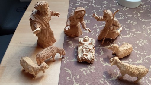 Krippenfiguren set stück - krippenfiguren, 7