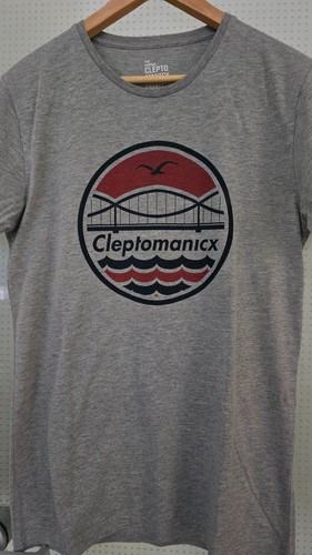 Shirt cleptomanicx grau - shirt,