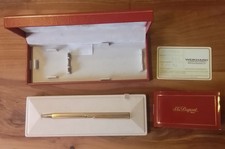 S.T. Dupont Kugelschreiber Gold Drehmechanik