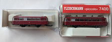 Fleischmann piccolo 7400,  Schienenbus VT 95 DB, mit Beiwagen 7401, analog