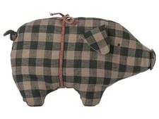 Maileg: Schwein Karo-Grün