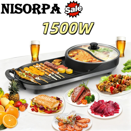 1500w grillpfanne elektrogrill - 1500w,