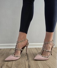Sexy Valentino Garavani Rockstud Pumps Schuhe High Heels in Nude Gr. 41