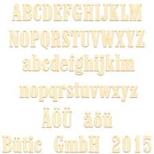 Sperrholz Buchstaben -