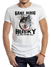 Unisex T-Shirt SIBERIAN HUSKY - nicht der böse WOLF Hund Hunde Siviwonder 