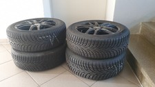 Winterreifen Nokian 195/55 R16 87H WRD3 mit schwarzen Alu-Felgen