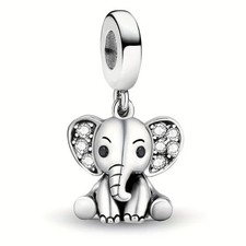 Elefant Anhänger Charm für Armbänder S925 Sterlingsilber