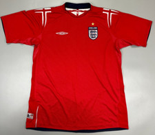England Fußball Trikot Trikot 2004-2006 Away Umbro Größe L Large
