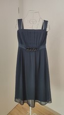 Damen Abend Kleid blau Gr.38