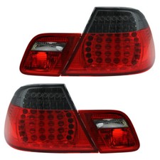 LED Rückleuchten Heckleuchten Set für BMW 3er E46 Coupe Bj. 99-03 Rot/Schwarz