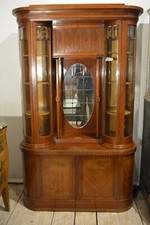 Kl Bufet Schrank Rundglas in der Art Bruno Paul Jugendstil Design Darmstadt Wien