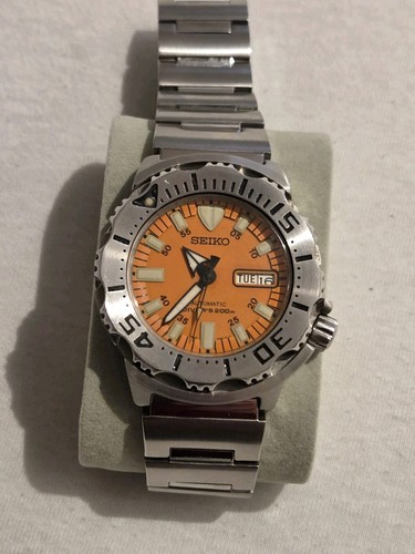 Seiko skx781 monster - skx781, orange